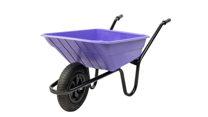 Shire Polypropylene Wheelbarrow – 90L Heavy Duty Garden & Contractor Wheelbarrow-Eclipse Fencing
