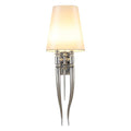 Sicilian Horn Wall Sconce in Silver - Divine Heart L.A.