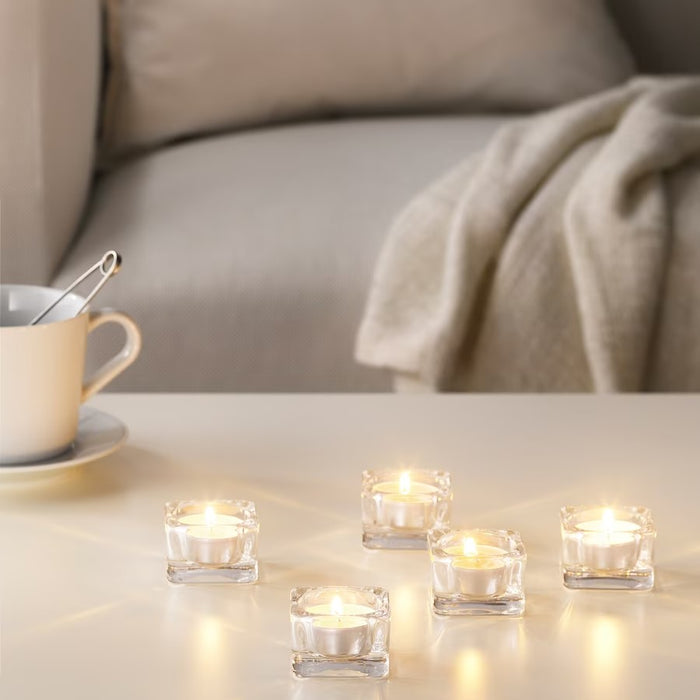 SINNLIG Scented tealight, Sweet vanilla/natural, 30pcs