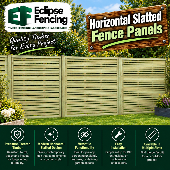 Slatted Panels – Modern, Durable Privacy & Screening Solution-Eclipse Fencing