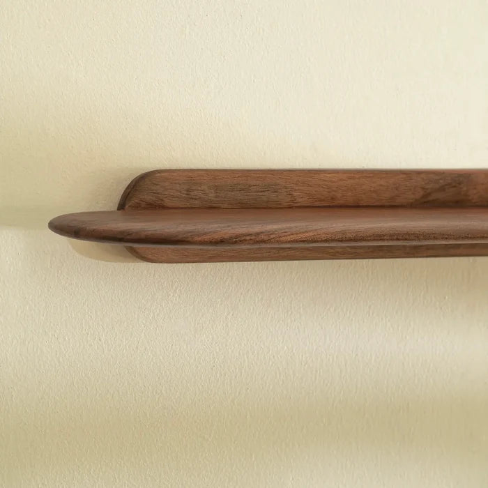 Slim Wooden Wall Shelf