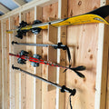 Snow/Water Ski Organizer, Shed organization, garden shed, yard tools, ski rack - HangThis Up