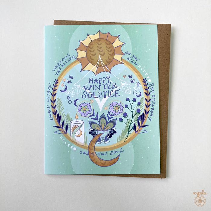 Solstice Cards: Box of 8 (Winter Solstice Circle)