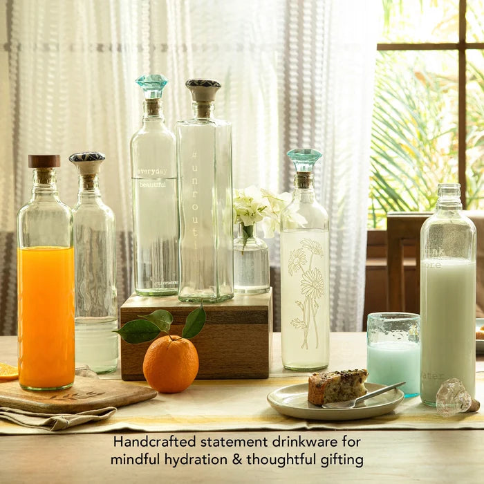 Soyuz Glass Bottle with Tumbler