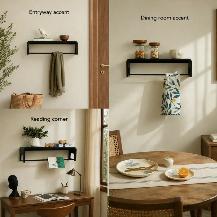 Span Wooden Wall Shelf