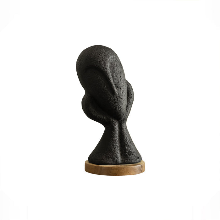 Spellbound Face Ecomix Sculpture - Black
