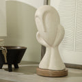 Spellbound Face Ecomix Sculpture - White