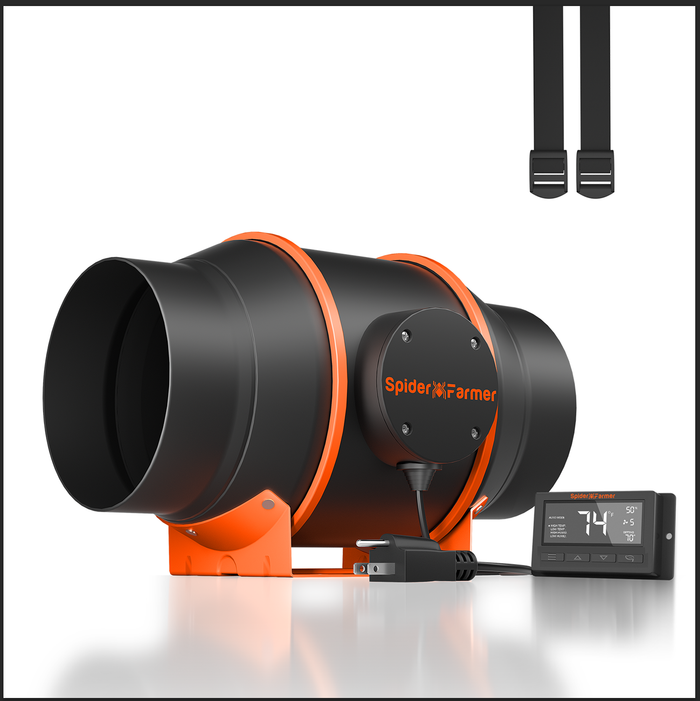 Spider Farmer 6" Inline Duct Fan with Smart Controller