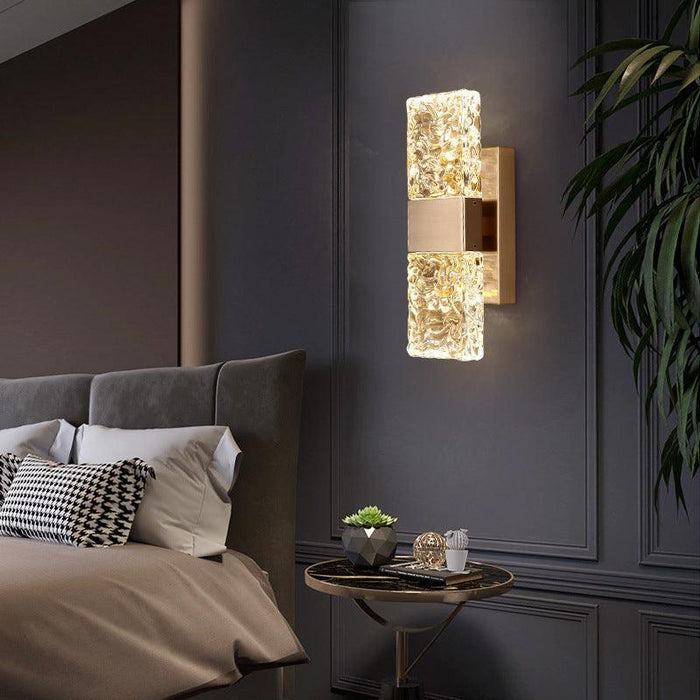 Stainless Steel Crystal Baubles Wall Lighting - Divine Heart L.A.