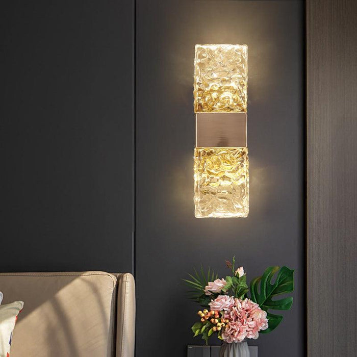 Stainless Steel Crystal Baubles Wall Lighting - Divine Heart L.A.