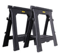 Stanley Folding Saw Horse Twin Pack – Durable, Portable Work Support-Eclipse Fencing