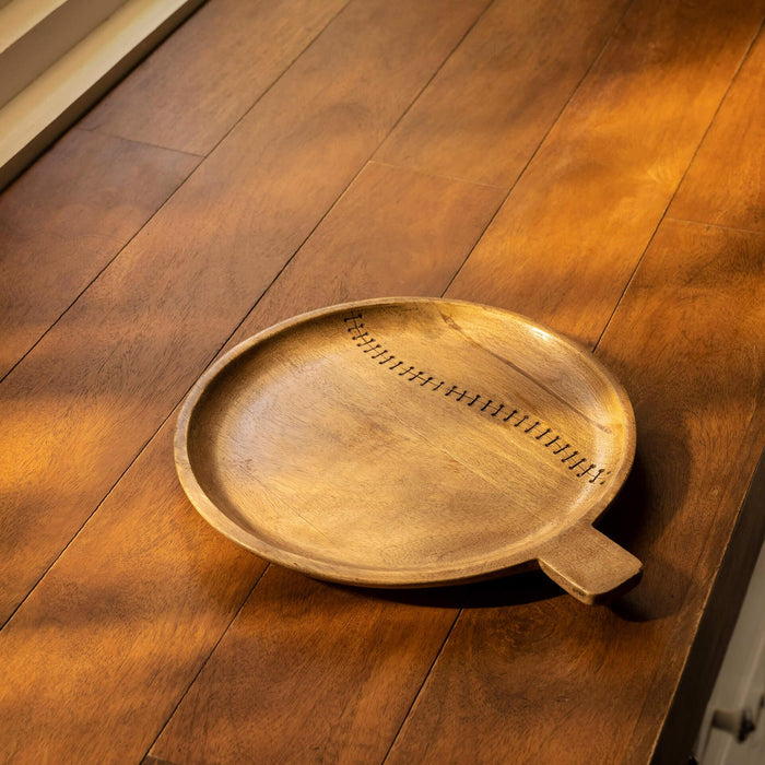 Stitch Sense Mango Wood Platter Small