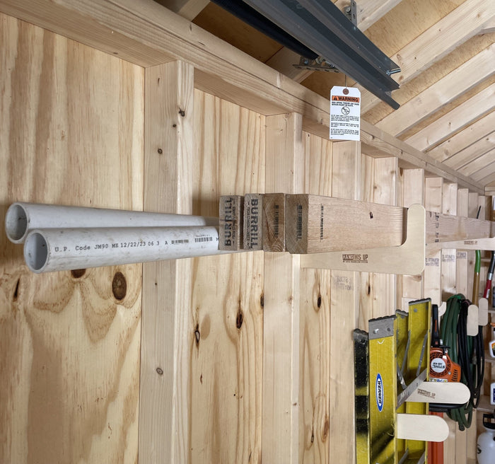 Shed Storage Organizer – Yard Tool Rack for Storage Sheds - HangThis Up