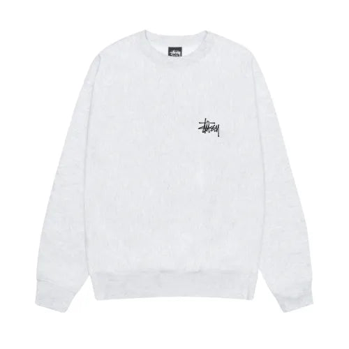 Stussy Men's Basic Stussy Crew Ash Heather STUSSY Bluzy