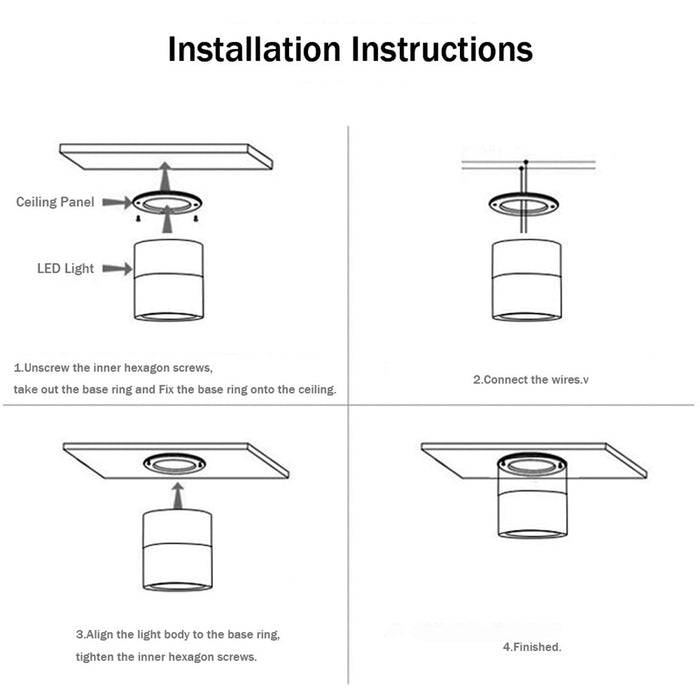 Surface Mounted Led Lights - Level Decor