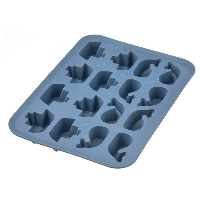 SURSOT Ice cube tray, Dark blue