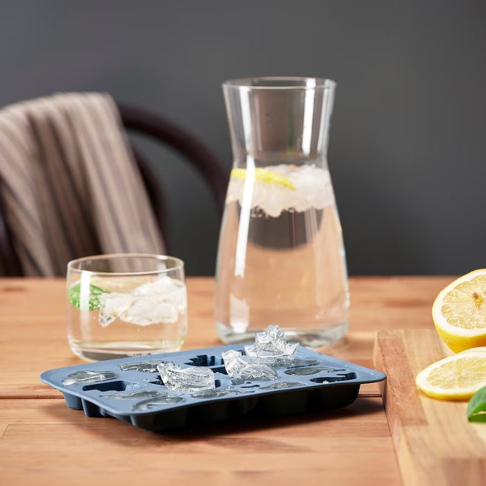 SURSOT Ice cube tray, Dark blue