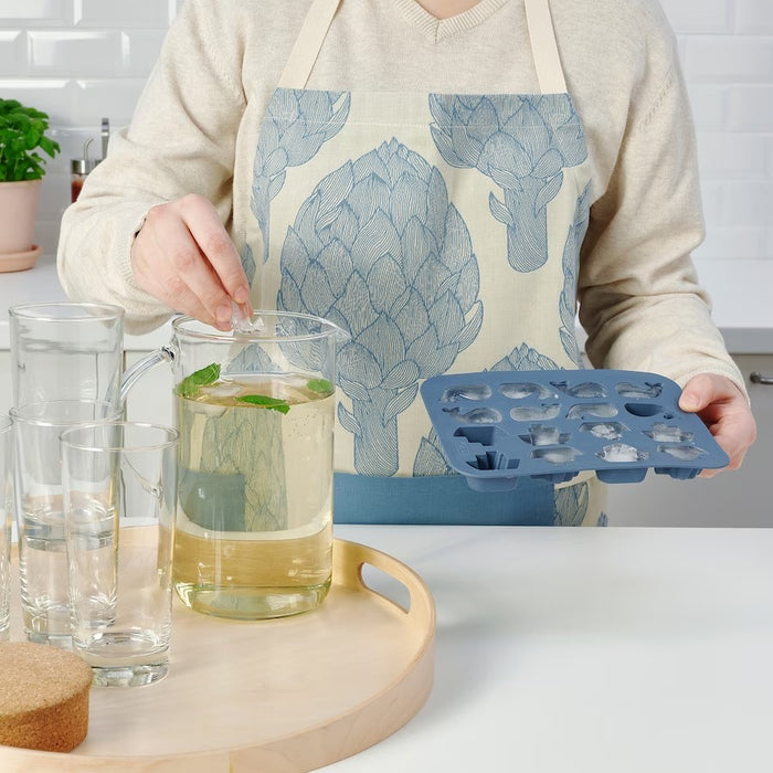 SURSOT Ice cube tray, Dark blue