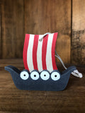 Swedish Christmas Ornament: Viking Ship