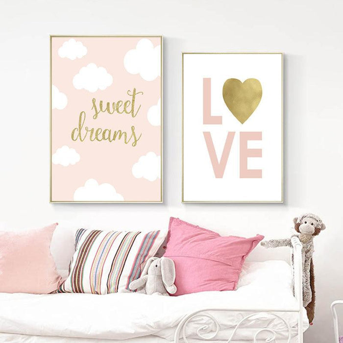 Sweet Love Oil Painting on Canvas - Divine Heart L.A.