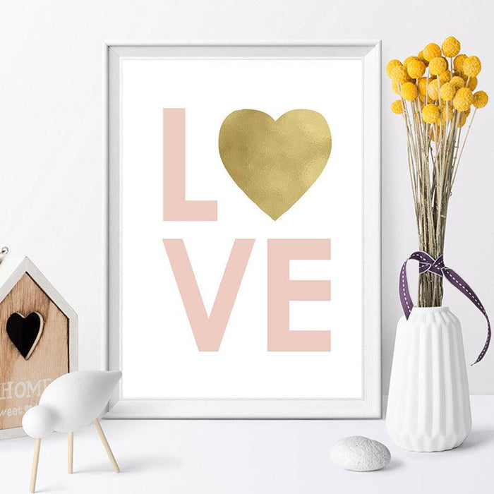 Sweet Love Oil Painting on Canvas - Divine Heart L.A.