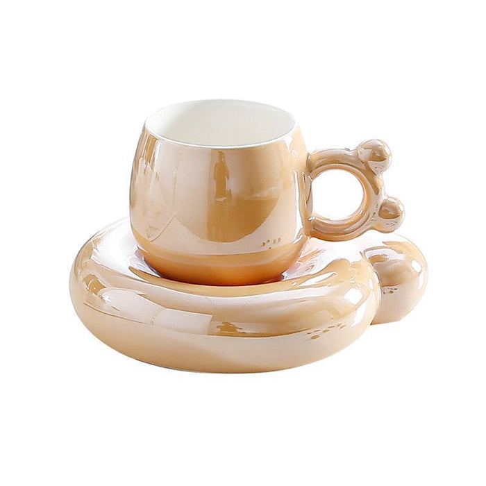 Sweet Surpise Pearl Glazed Coffee Cup Northern Lights