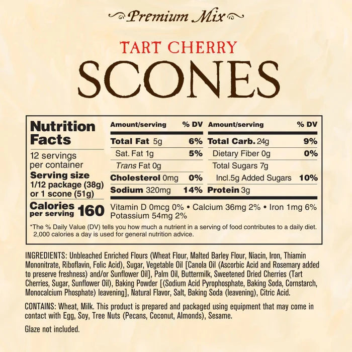 Tart Cherry Scones