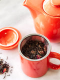 Teapot + Tea Brewer Mugs Set