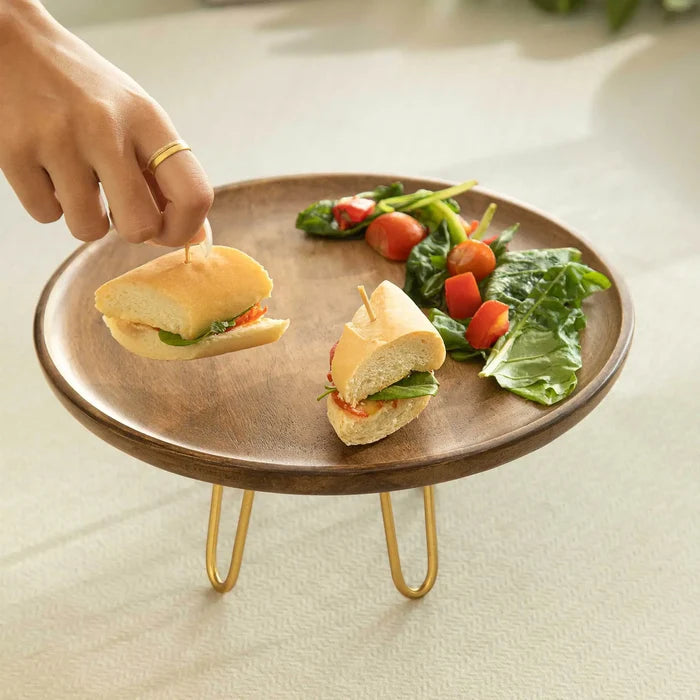 Teau Sheesham Cake Stand