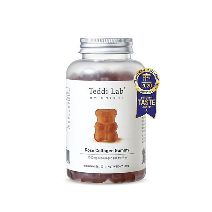 TEDDI LAB BY UNICHI Rose Collagen Gummy - 60 Gummies - myernk