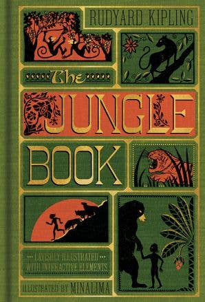 The Jungle Book, by Rudyard Kipling (MinaLima Classics Edition)