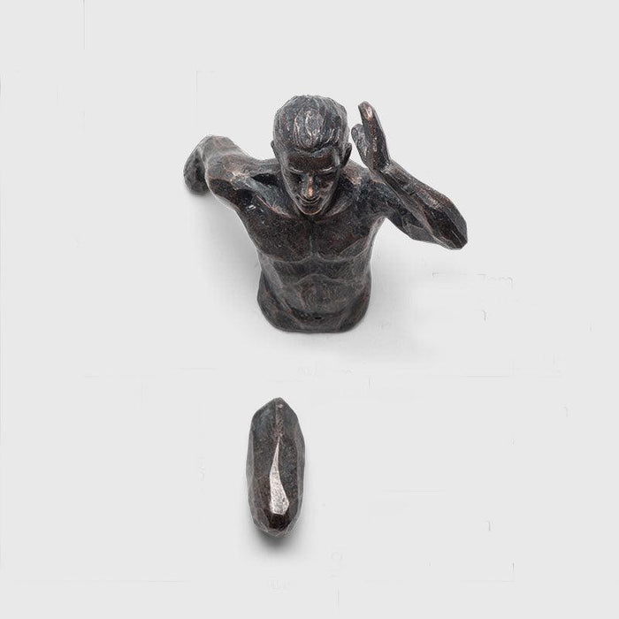 The Running Man Character 3d Wall Statue - Divine Heart L.A.