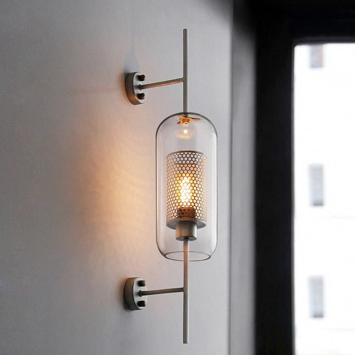 Théo Wall Lamp - A - 7.9" x 26.4" / 20cm x 67cm / Bronze - Level Decor