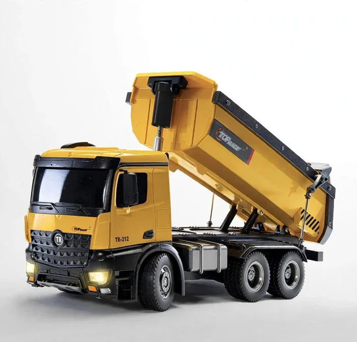 Top Race 1:14 Remote-Control Dump Truck – 10-Channel