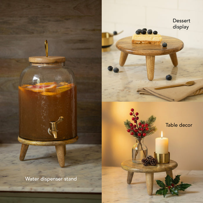 Triangular light weight wooden stand