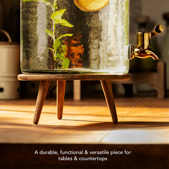 Triangular light weight wooden stand