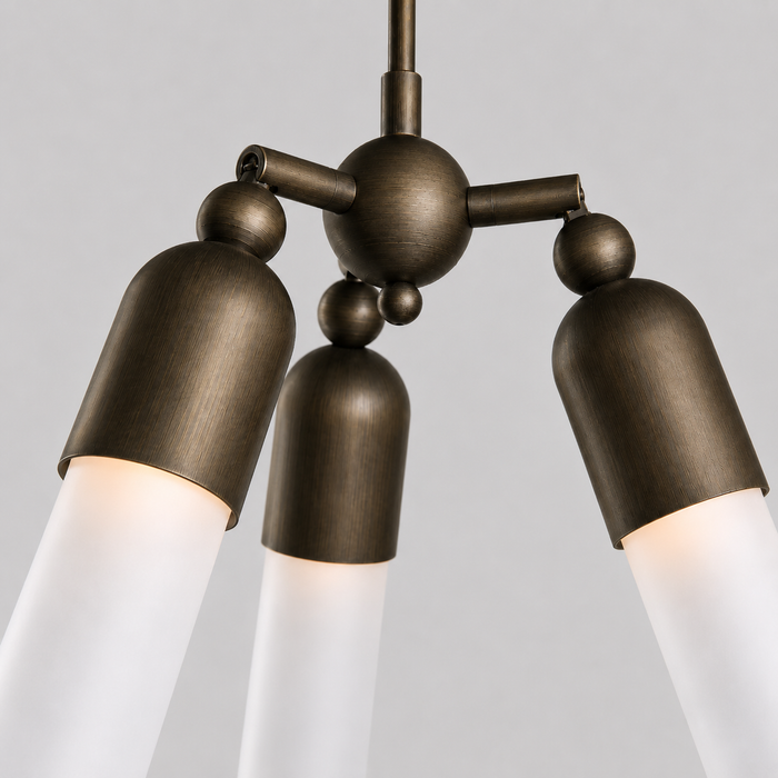 Trio Modern Bronze Pendant Light