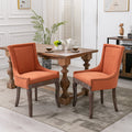 Tully Upholstered Square Back Dining Chair Set of 2 - Divine Heart L.A.