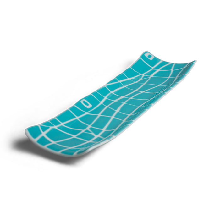 Turquoise + White Mod Squad Channel Tray, Large