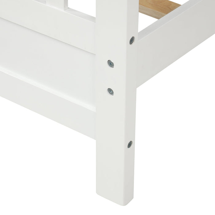 Twin Platform Bed with Headboard and Footboard - Divine Heart L.A.