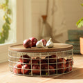 Twine Wire Basket (Round) - ellementry
