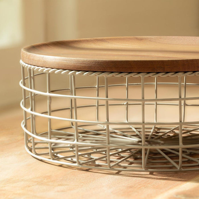 Twine Wire  Basket (Round)