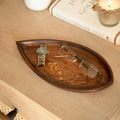 Umber Leaf Platter - ellementry