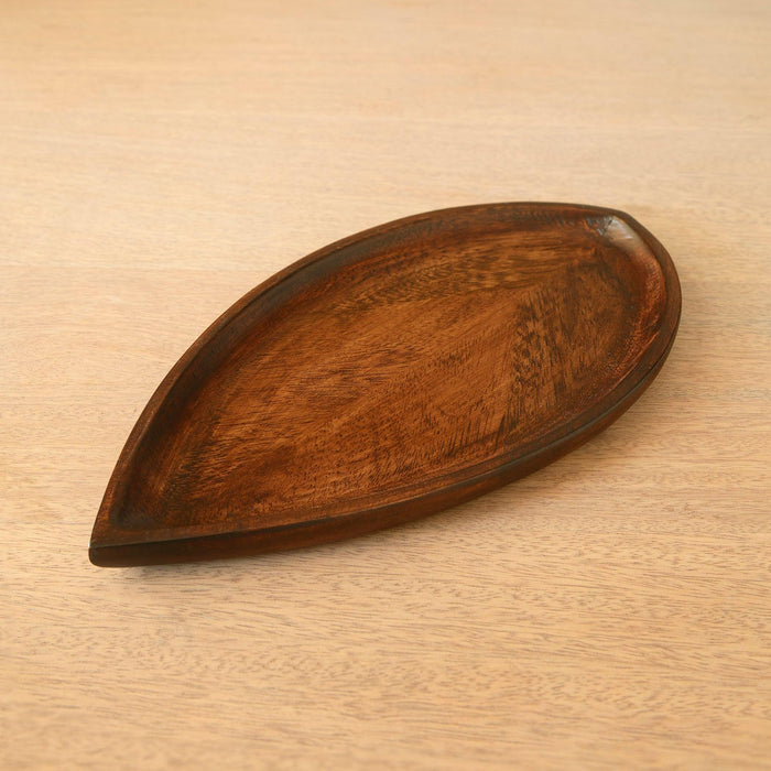 Umber Leaf Platter
