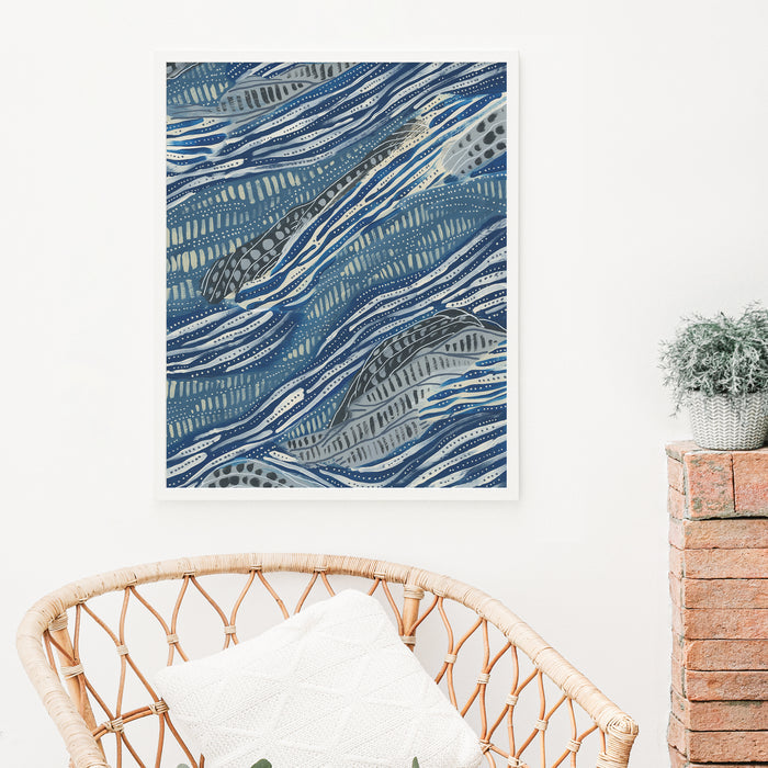 Underwater Abstract Patterns, No. 2  - Art Print or Canvas - Jetty Home