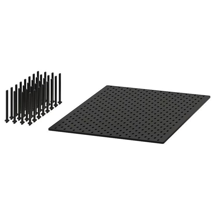 UPPDATERA Pegboard drawer organiser, Anthracite, 67.5x49.5cm