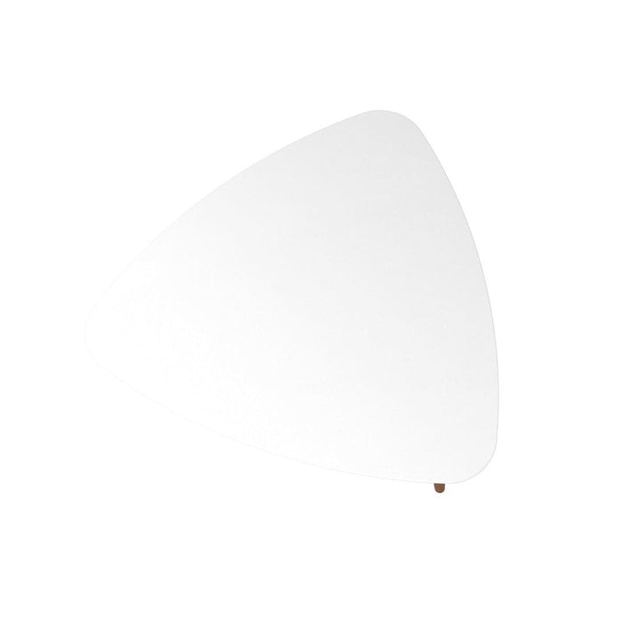 Utopian Triangle Coffee Table in White Gloss Doba
