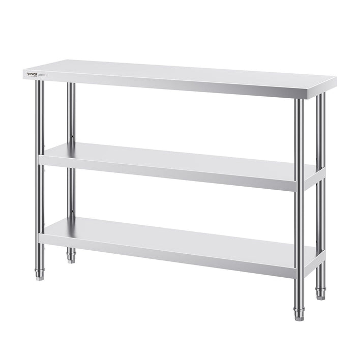 VEVOR Stainless Steel Heavy Duty Prep Table Doba