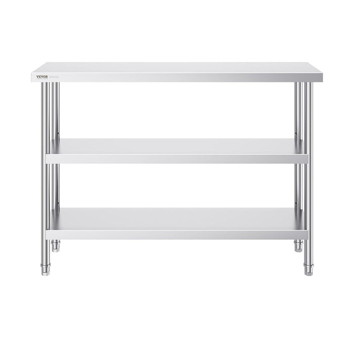 VEVOR Stainless Steel Heavy Duty Prep Table Doba