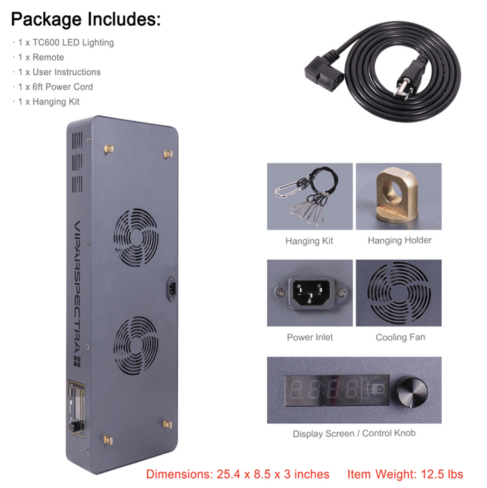 Viparspectra TC600 Timer Control 600W